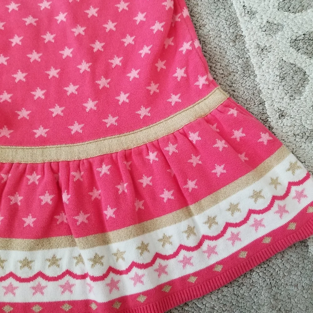 Gymboree Sparkle Star Bow Sweater Dress